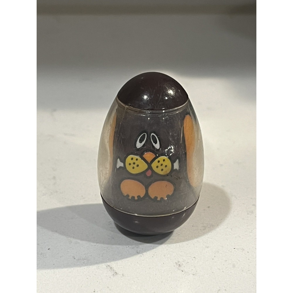 Hasbro Vintage 1973 Weebles Weeble Wobble Small Brown Dog
